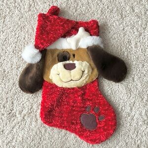 Festive Dog Christmas Stocking